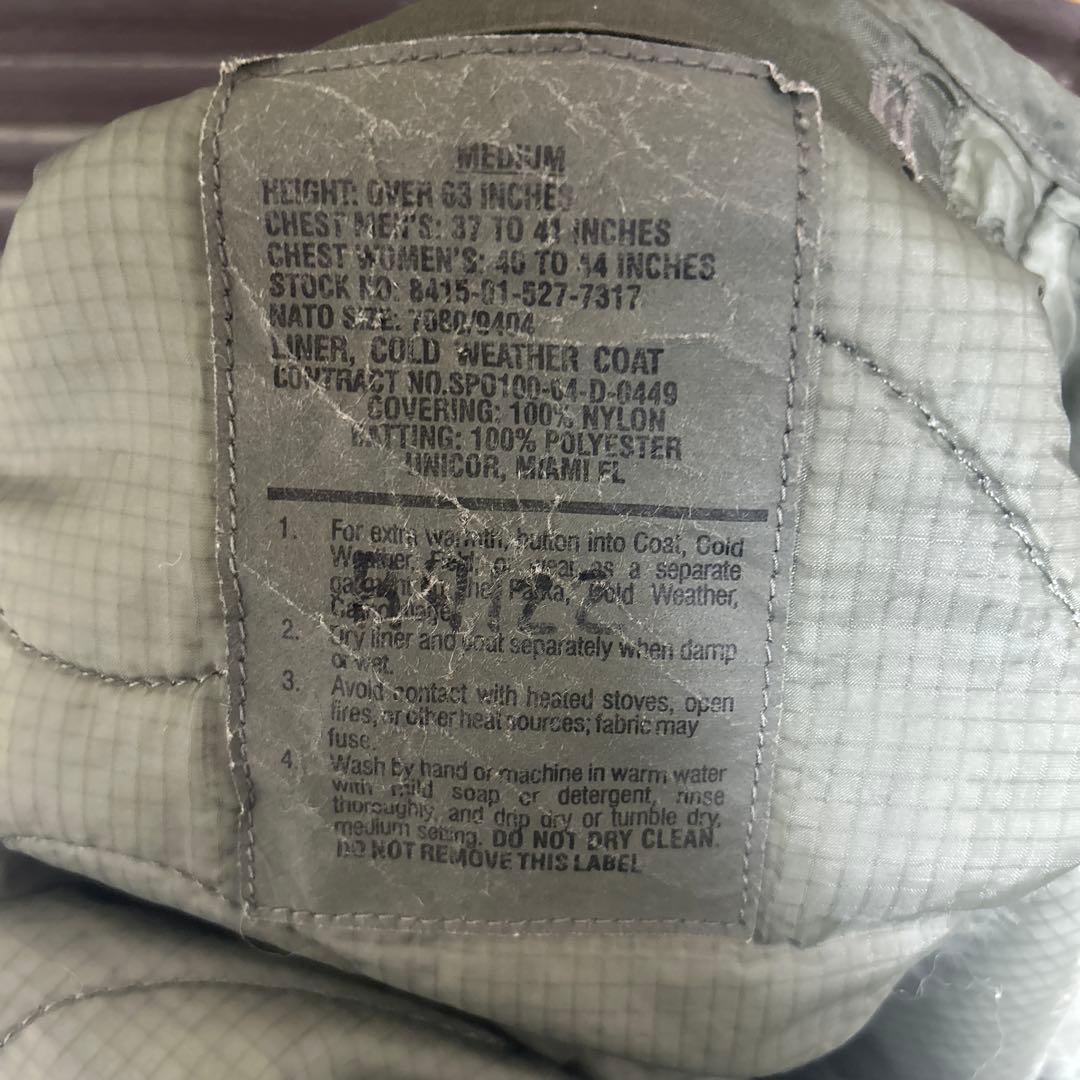 70s 米軍 実物 M65 USミリタリー フィッシュテール　ライナー付き