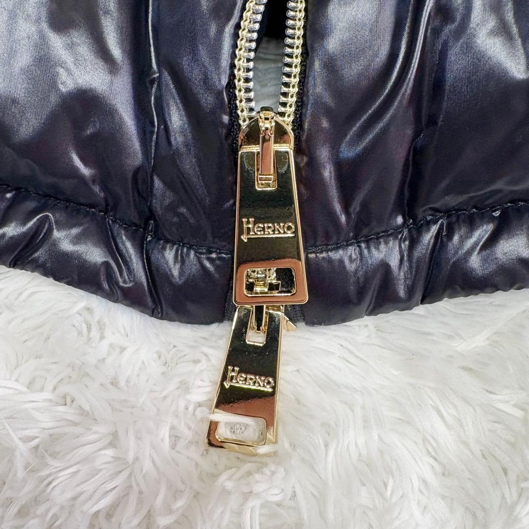 極美品　2023年モデル　ヘルノ　リゾート　ダウン　ニット　黒　42