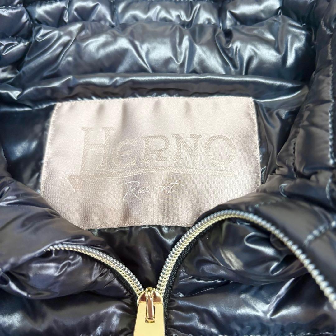 極美品　2023年モデル　ヘルノ　リゾート　ダウン　ニット　黒　42