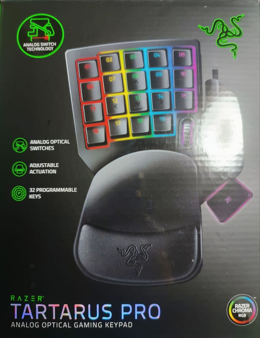 RAZER TARTARUS PRO ゲーミング左手デバイス レーザー