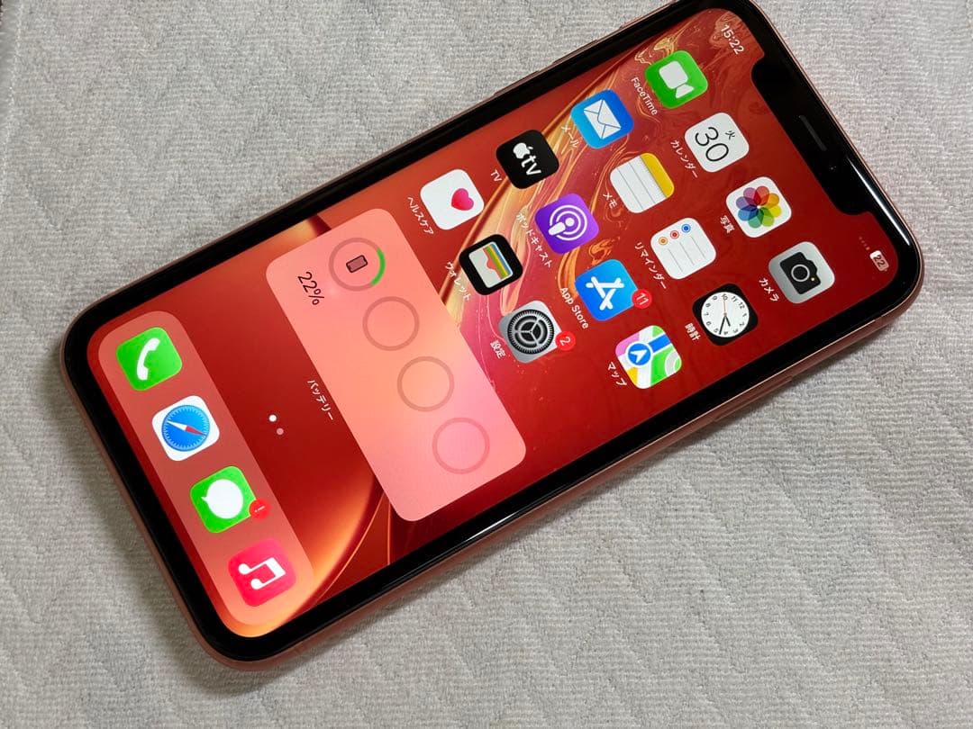 Apple iPhone XR 128GB コーラル SIMフリー スマホ