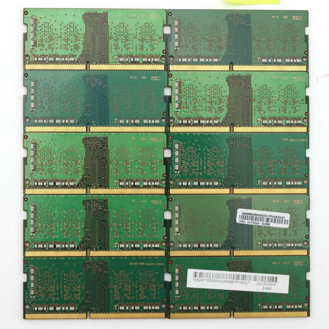 Samsung DDR4 PC4-2400 4GB×10枚　【S2400⑩】