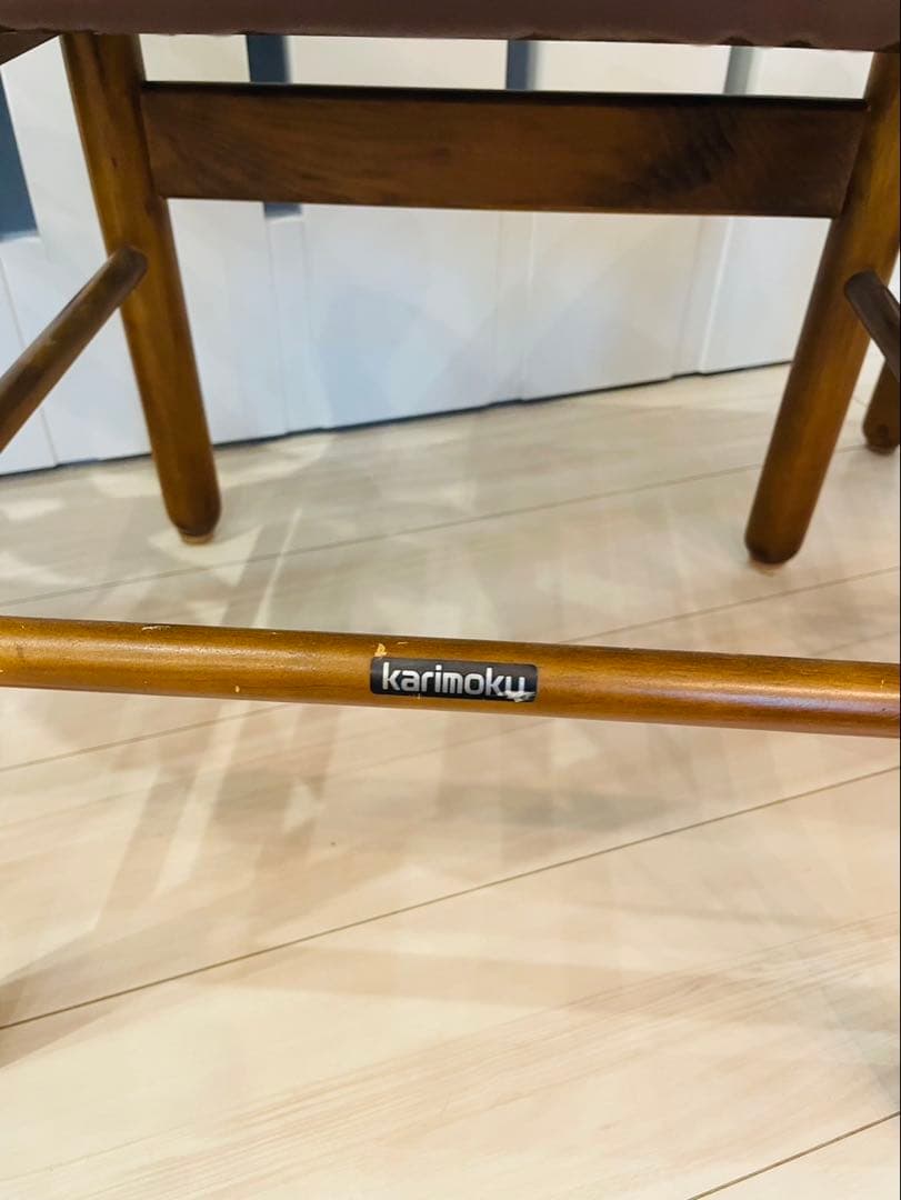 【カリモク】コロニアル　ダイニングチェア　椅子　2脚セット