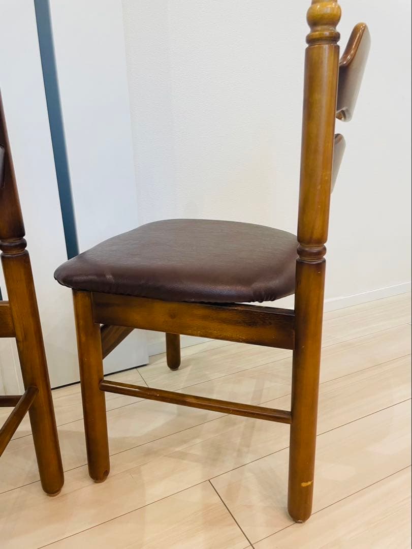 【カリモク】コロニアル　ダイニングチェア　椅子　2脚セット