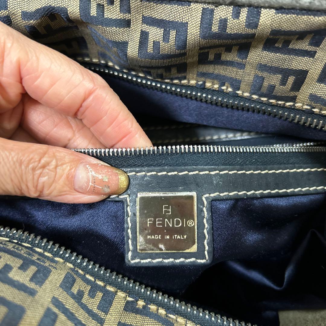 FENDI ズッカ柄　ボストンバッグ