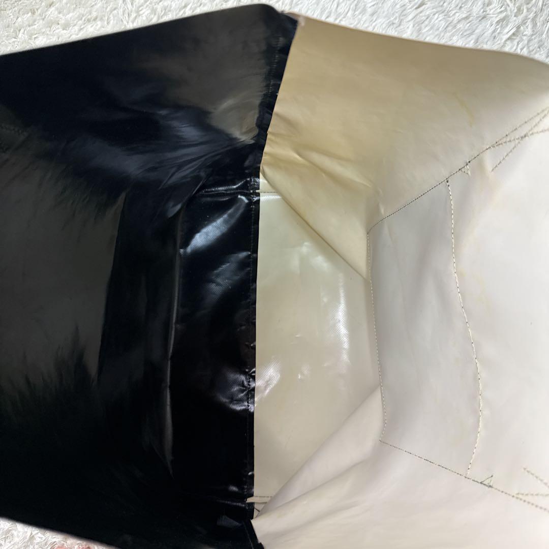 MARNI ホワイト ブラック トートバッグ　トライベッカ　TRIBECA A4