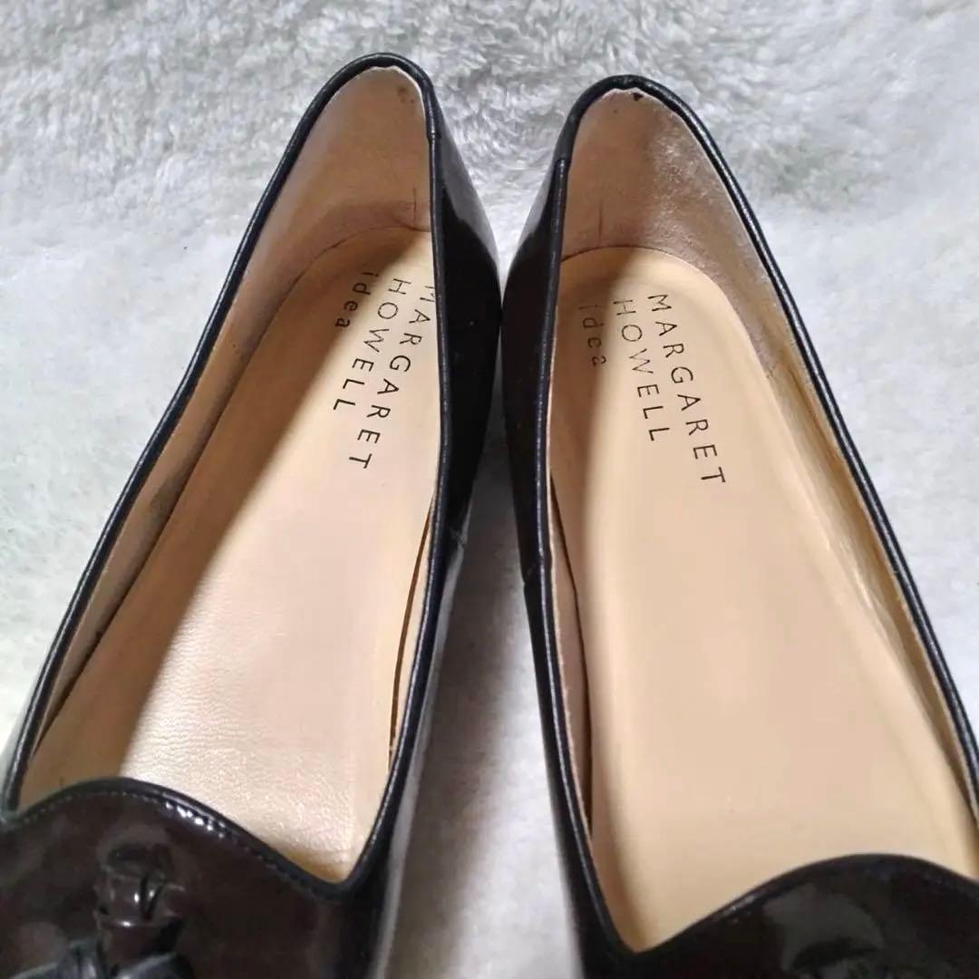 MARGARET HOWELL ideaダークブラウン ローファー 24.5cm