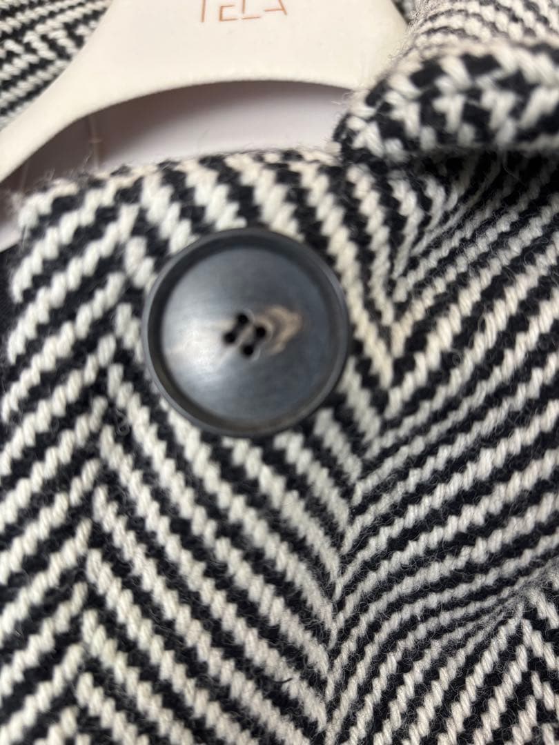 TELA ヘリンボーン柄ジャケット　美品☆