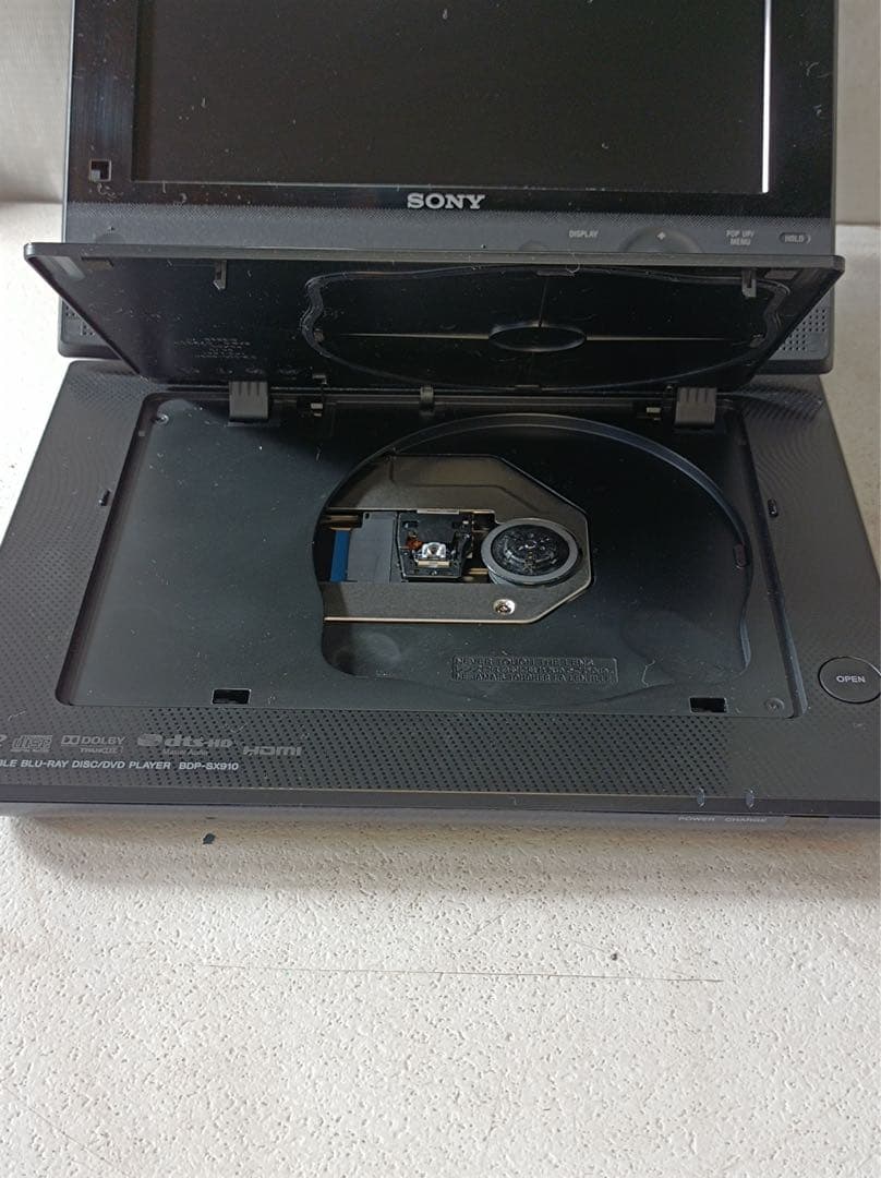 [八6558] SONY ポータブルブルーレイディスク/DVDプレーヤー