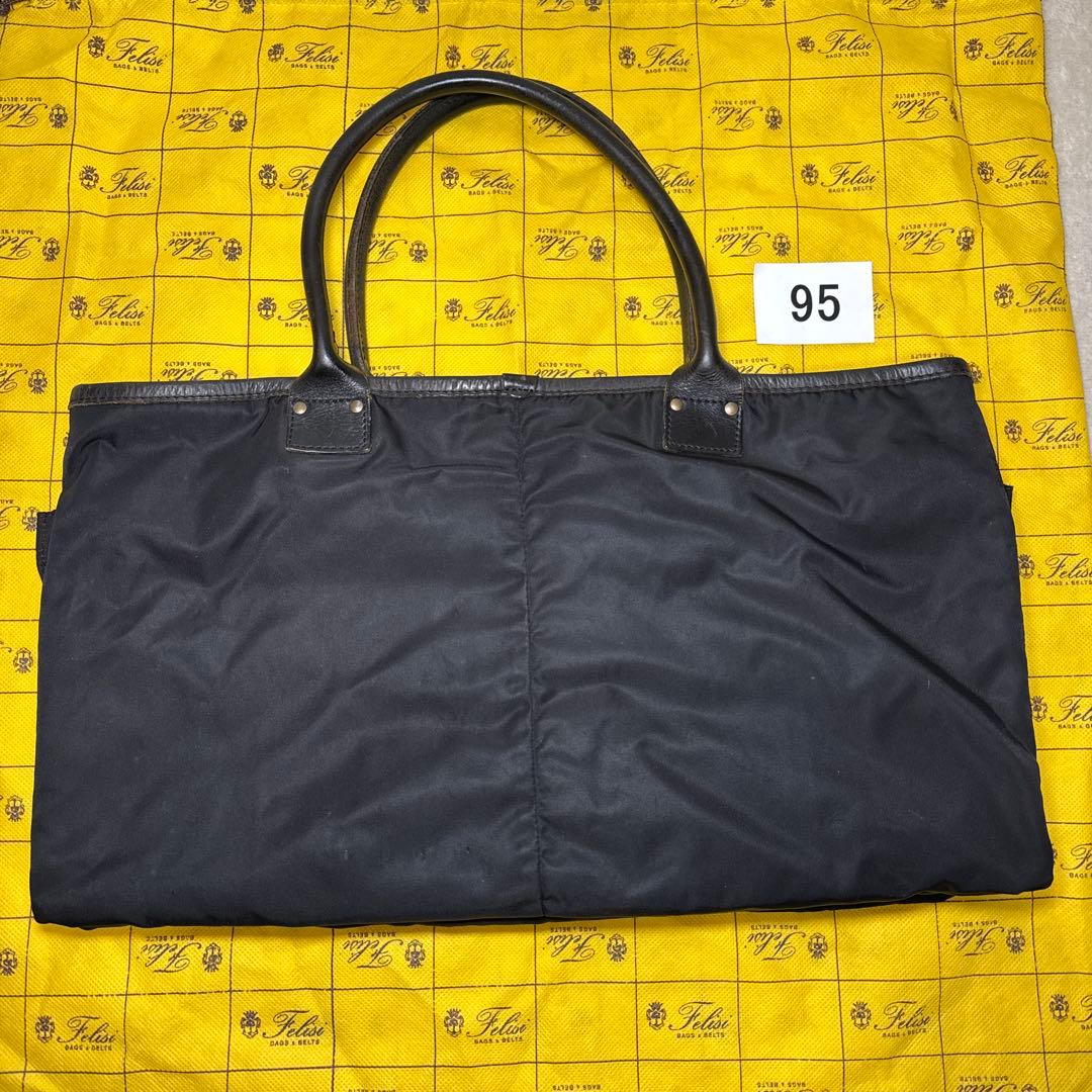 95 フェリージ　トートバッグ　ブラック　9236