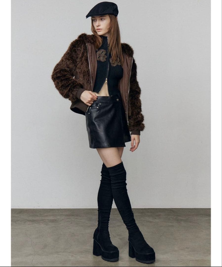 【新品未使用】EMODA‪‪❤︎‬スクエアフィットロングブーツ