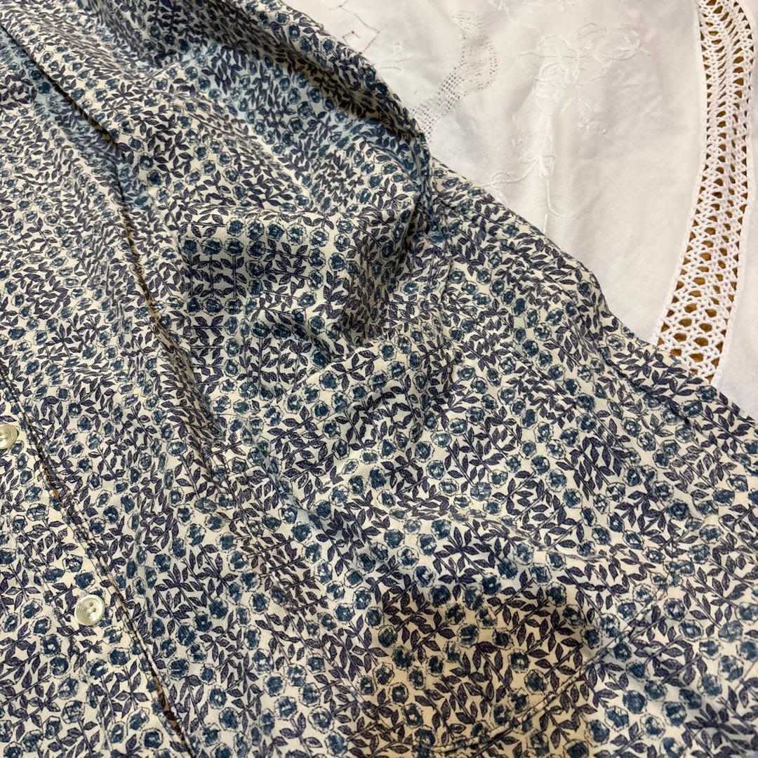 リハビリ　コーデュロイ　ブラウス　スリーピングローズ