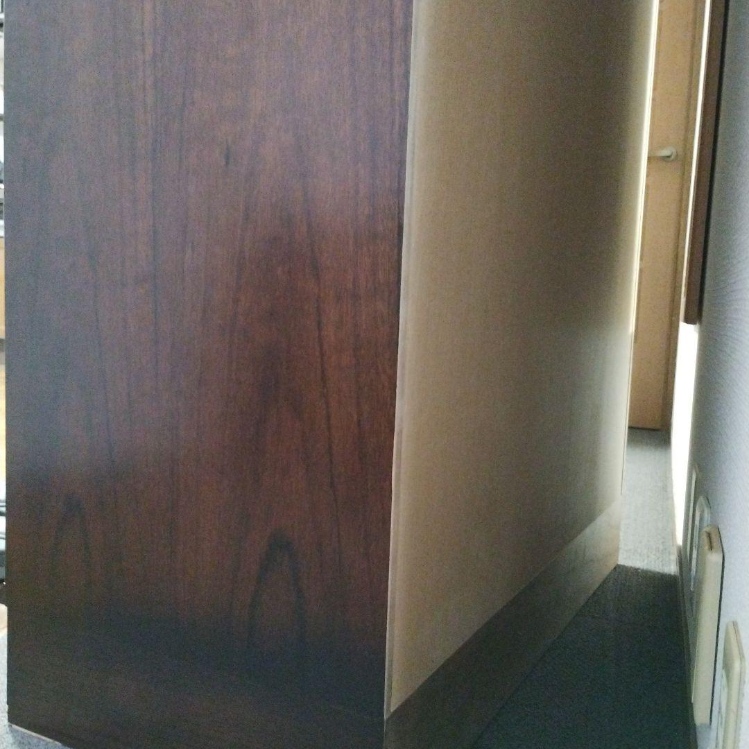 カリモクコロニアル　書棚　木製ガラス扉キャビネット