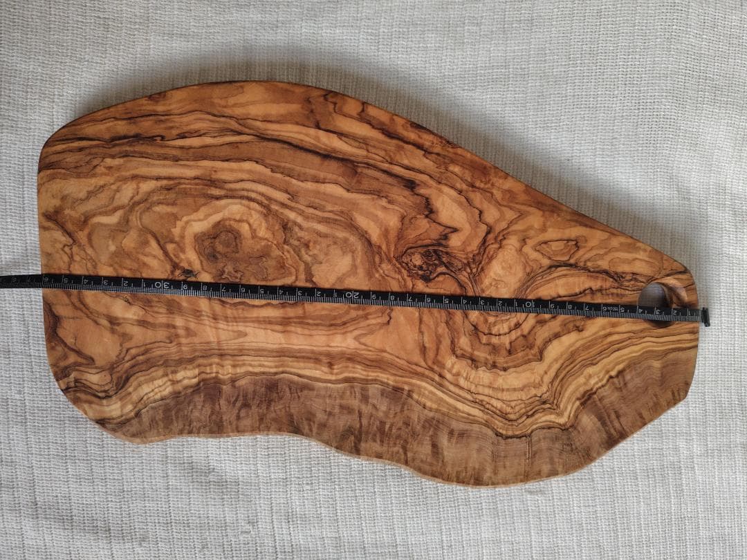 大判37cm オリーブウッド カッティングボード 一点物 無垢材　アルテレニョ