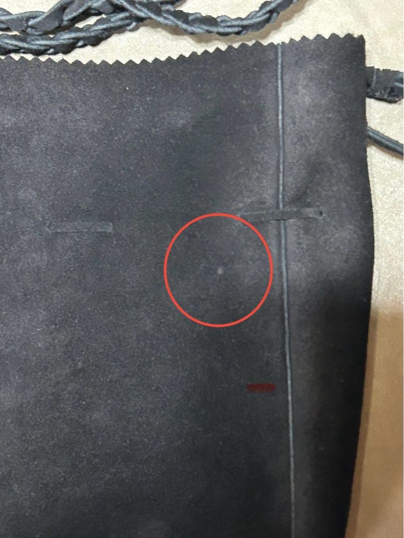 レザーショルダーバッグ※初期キズあり