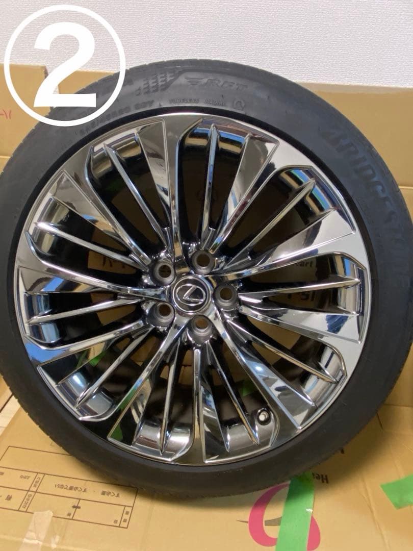 ①レクサス LS500 オプションホイール 20インチ
