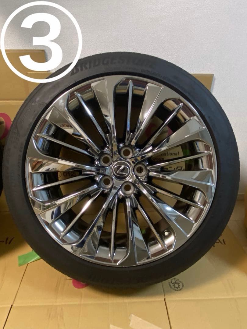 ①レクサス LS500 オプションホイール 20インチ