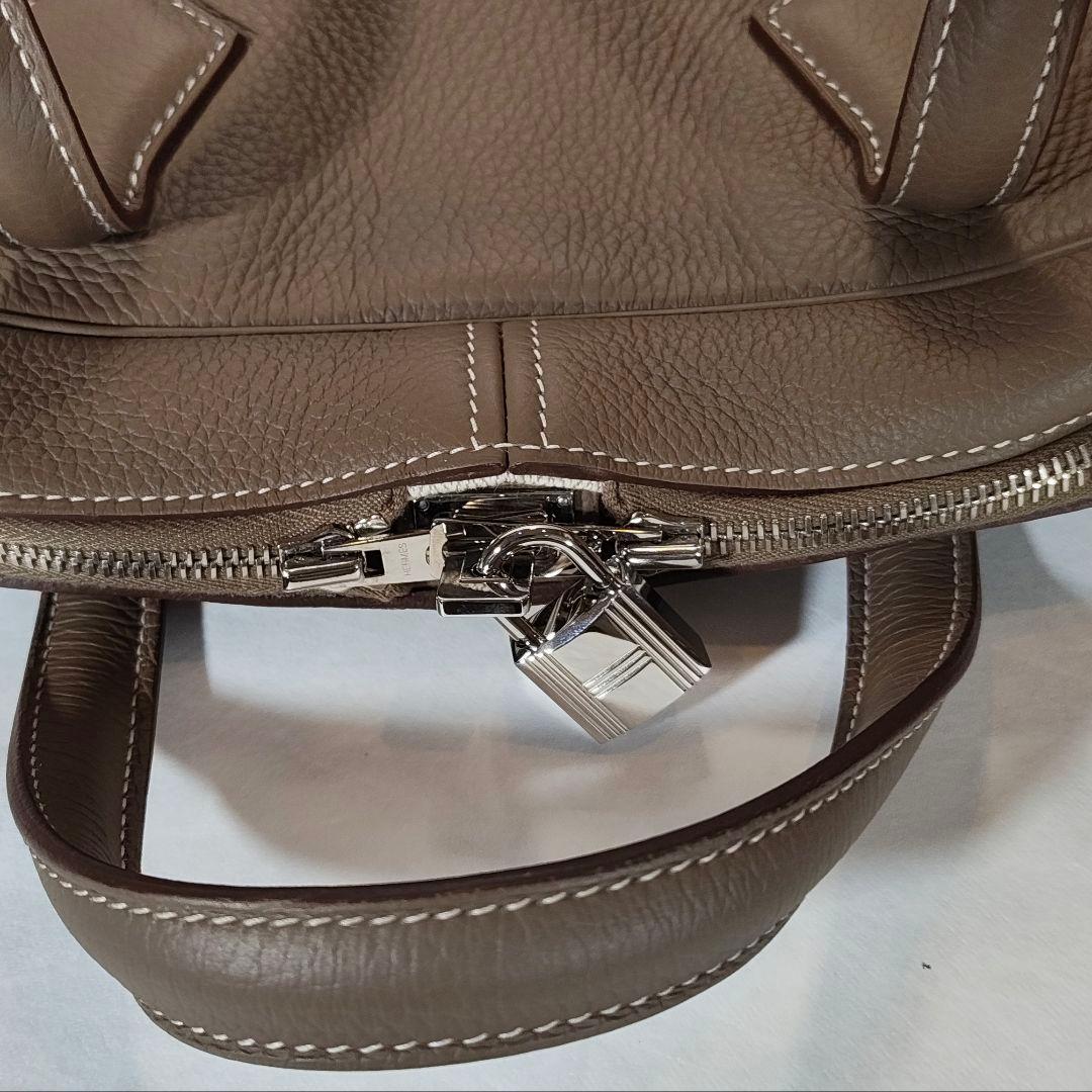 Hermes エルメス　ヴィクトリア　12H　エトゥープ　ビジネスバッグ