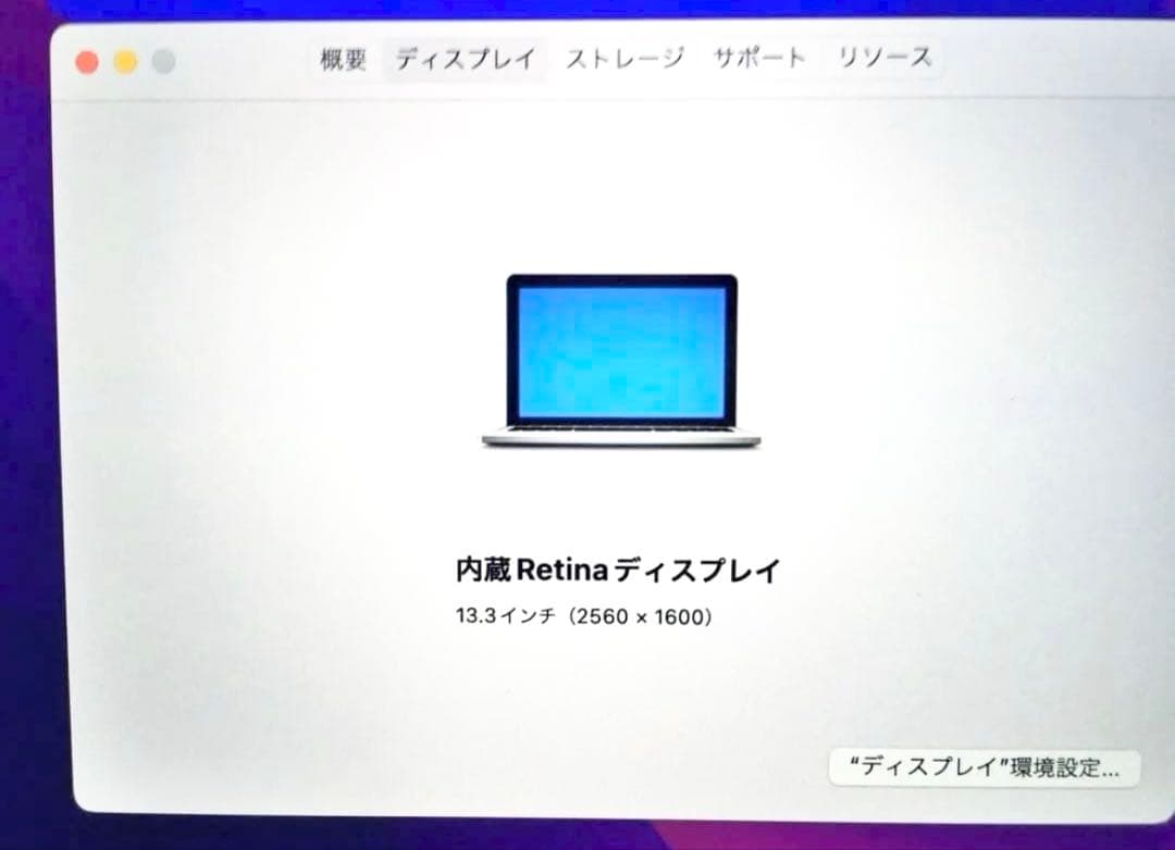 MacBook Pro13インチ Early2015 音割れ充電器付イヤホンOK