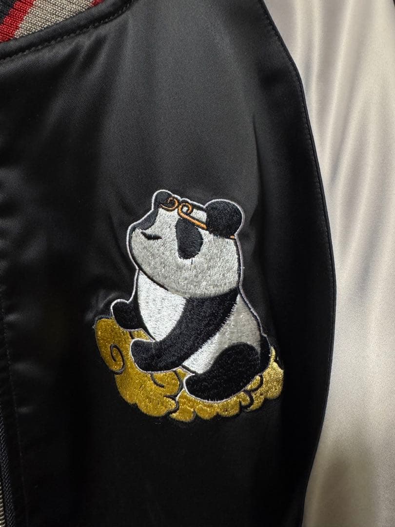 PANDIESTAパンディエスタ/スカジャン和柄 桜 ブラック XXL 美品