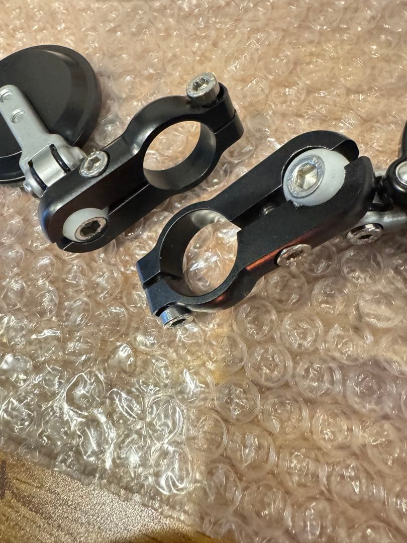 【美品】CRG 2インチバーエンドミラー CRGバーエンドミラーアダプターセット