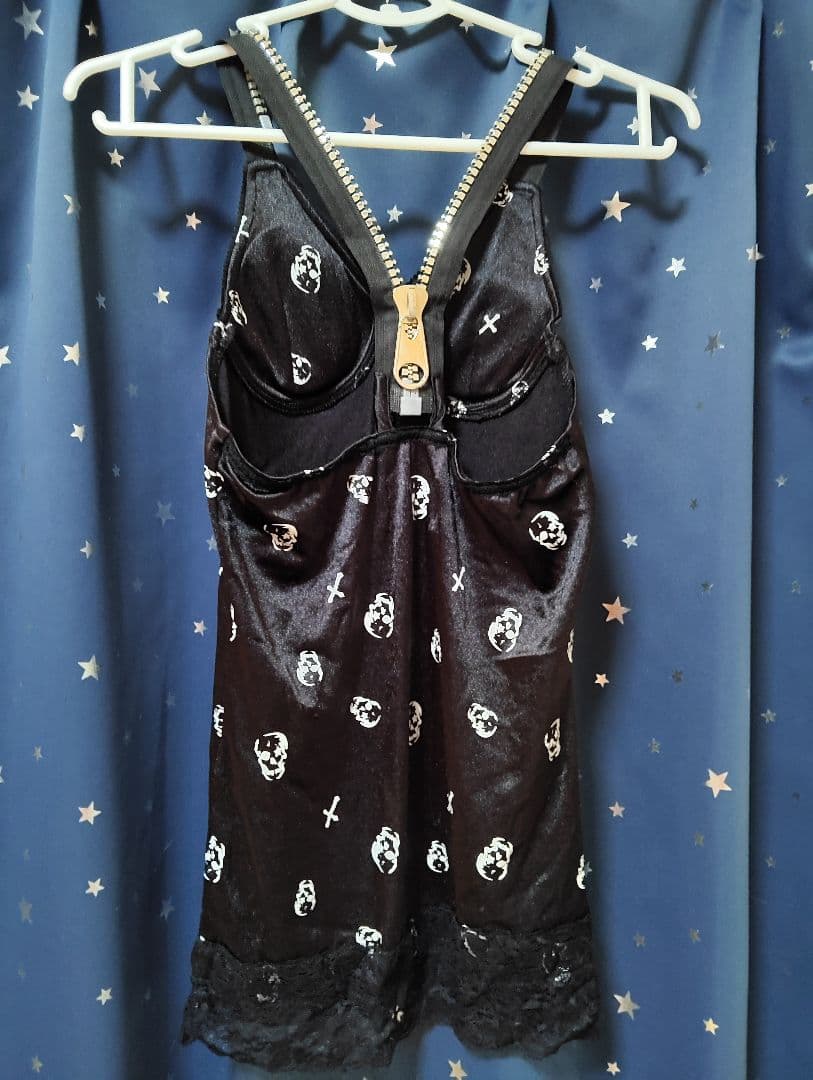 tutuHa ビッグジップ キャミソール スカル柄