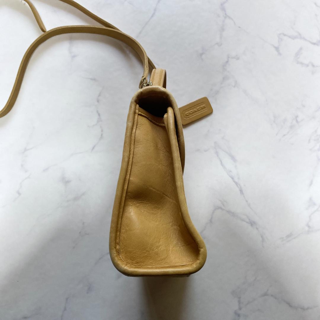 希少✨オールドコーチ 9985 USA製 ハンドバッグ マスタードイエロー