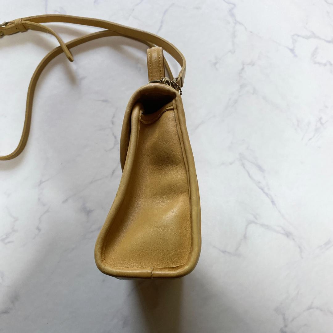 希少✨オールドコーチ 9985 USA製 ハンドバッグ マスタードイエロー