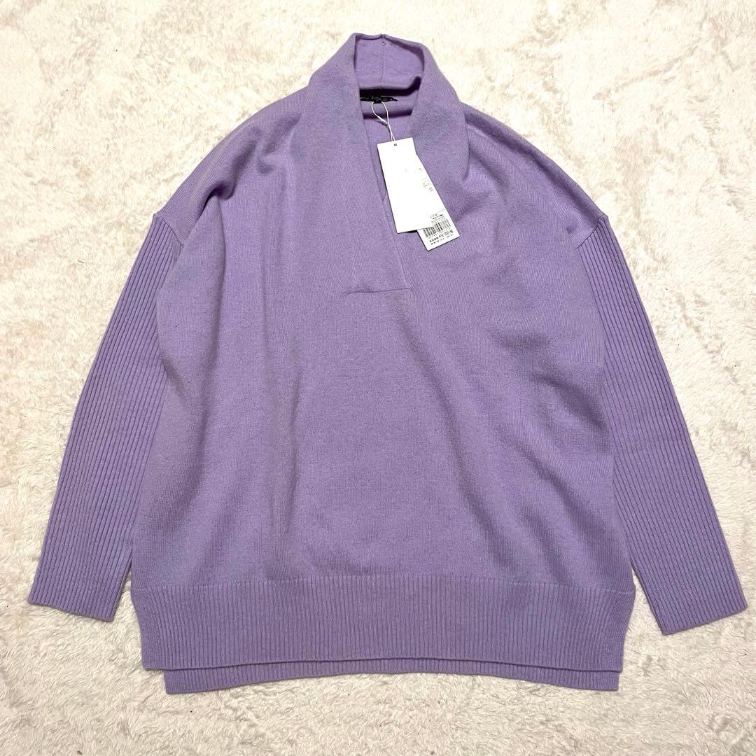 未使用✨23区【洗える】ウールカシミヤ ニット セーター L ゆったり