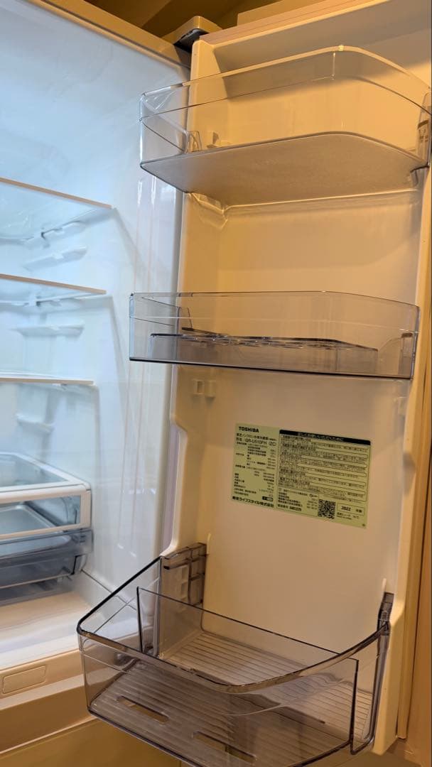 冷蔵庫 東芝GR-U510FH（ZC） 2022年製