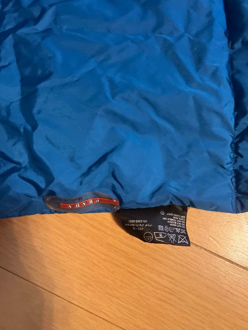 プラダスポーツ　 ネックウォーマー　マフラー　ナイロン　ブルー