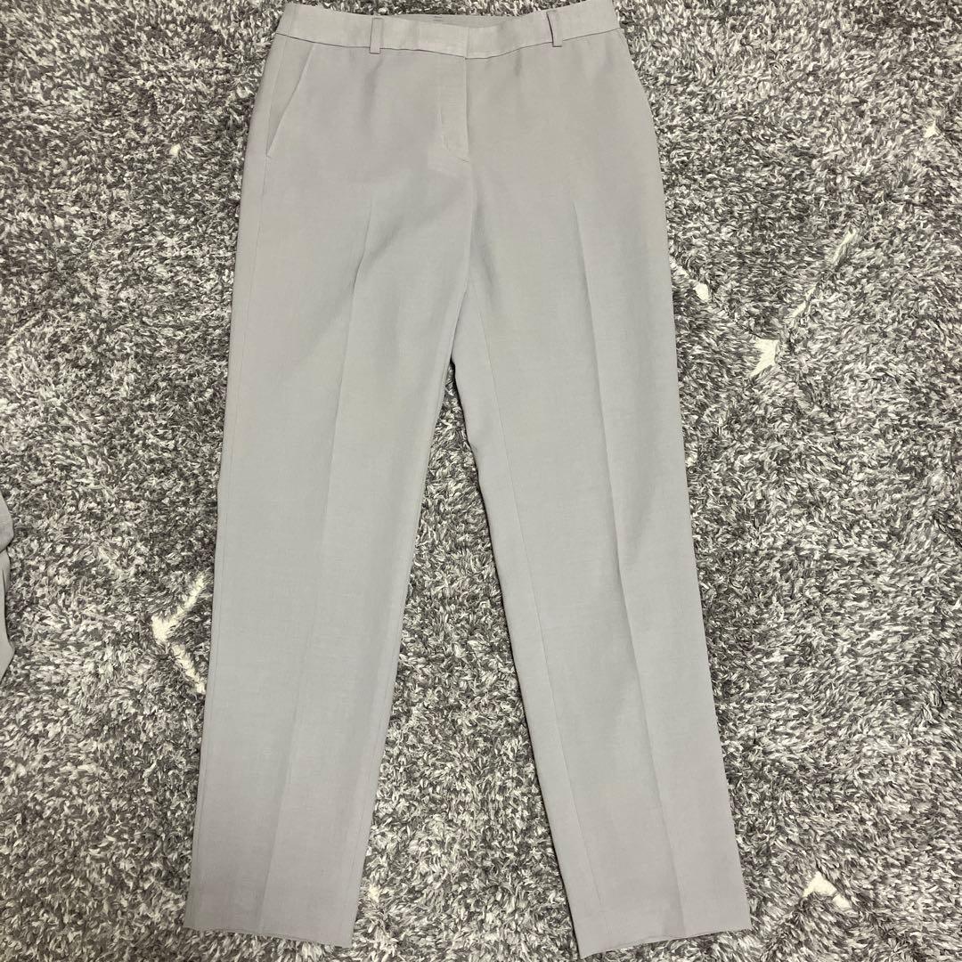 ※値下※【新品】現行ICB ライトグレー パンツスーツ 春夏 ウォッシャブル