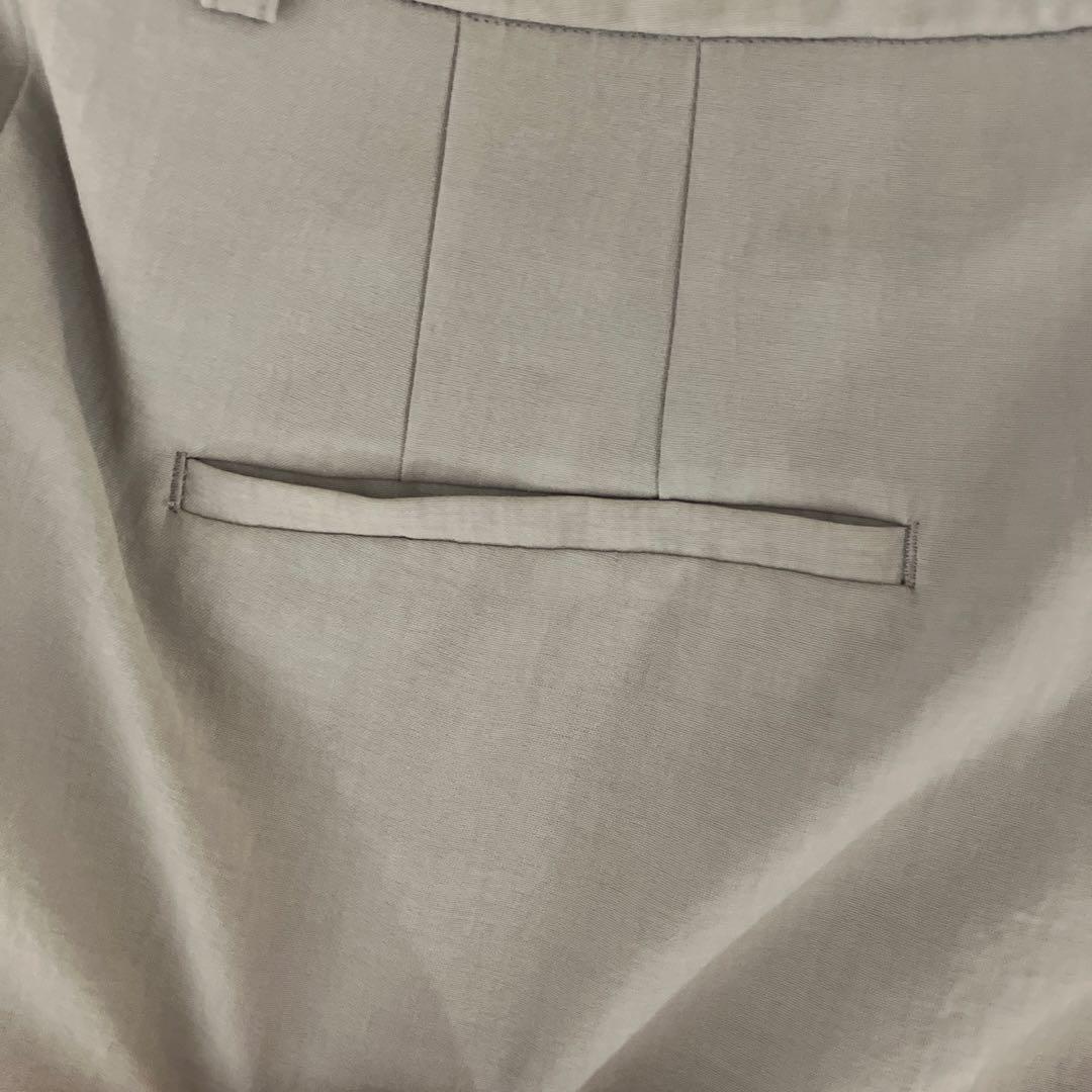 ※値下※【新品】現行ICB ライトグレー パンツスーツ 春夏 ウォッシャブル