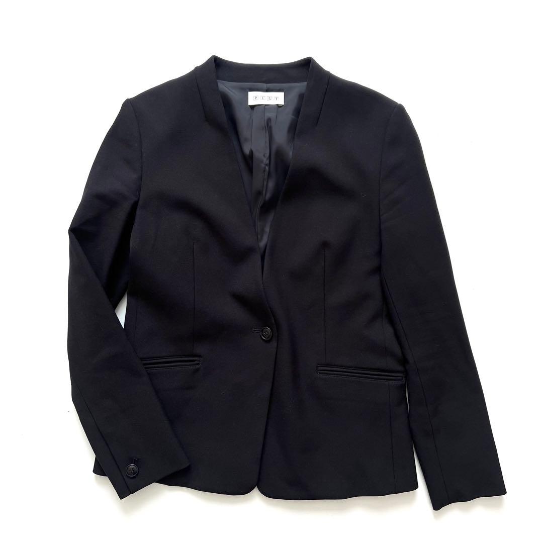 PLST プラステ　スーツ　ウォームリザーブ　セットアップ　濃紺　ネイビー　S