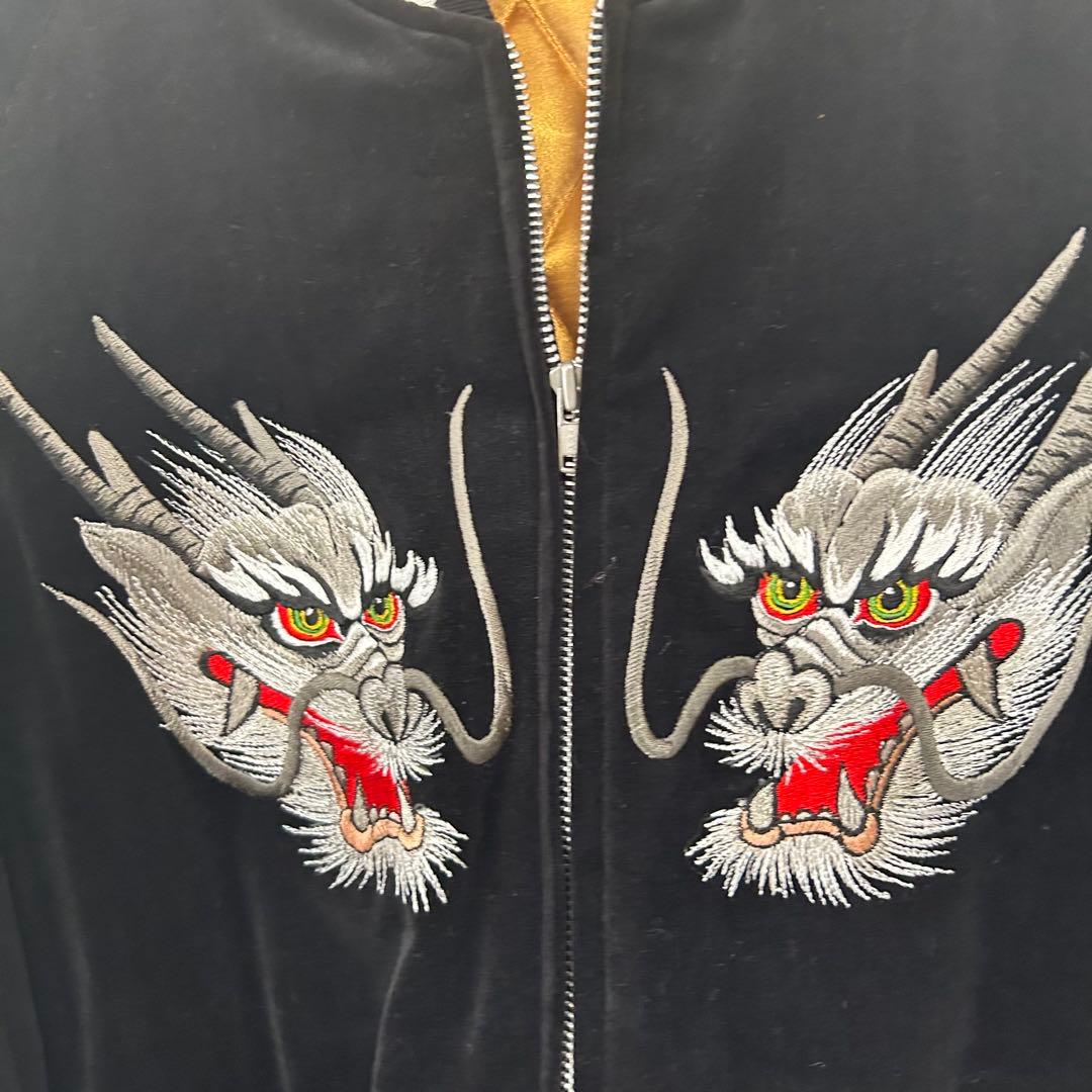 【未使用級】hoshihime 星姫 別珍 スカジャン 刺繍 フリーサイズ