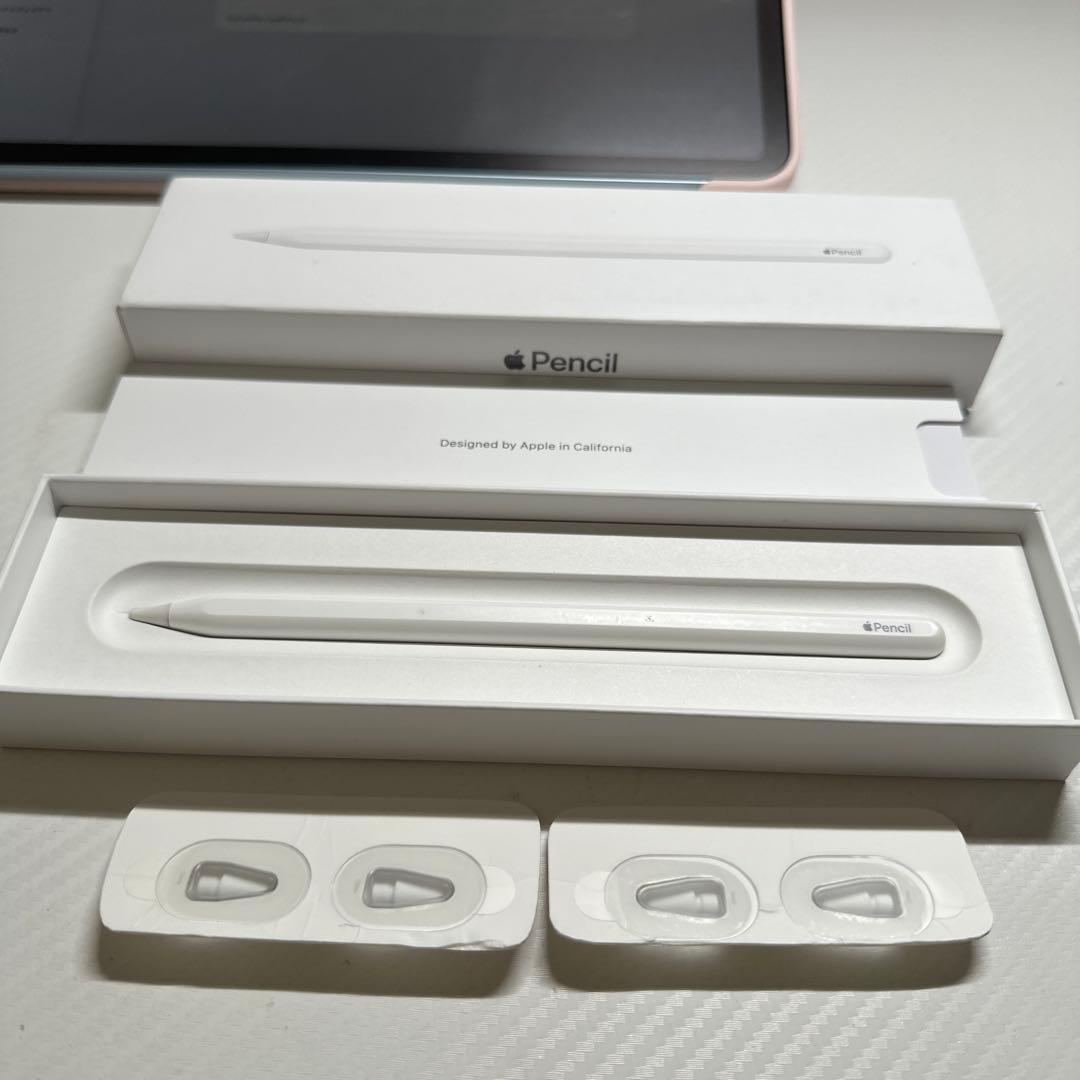 Apple Pencil 第2世代　ホワイト 替えのペン先付き