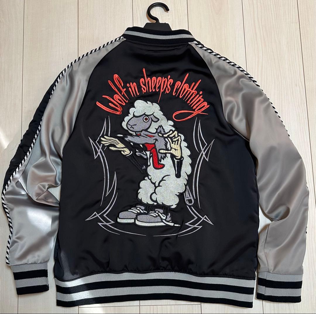 【美品】MAN WITH A MISSION リバーシブルスカジャン L