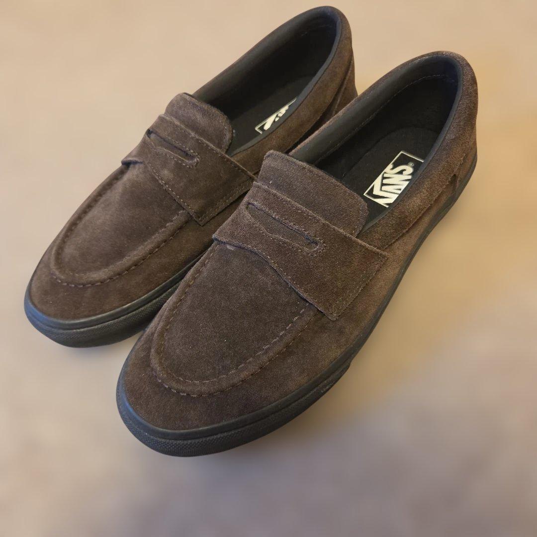 VANS ブラウン スエード ローファー スニーカー