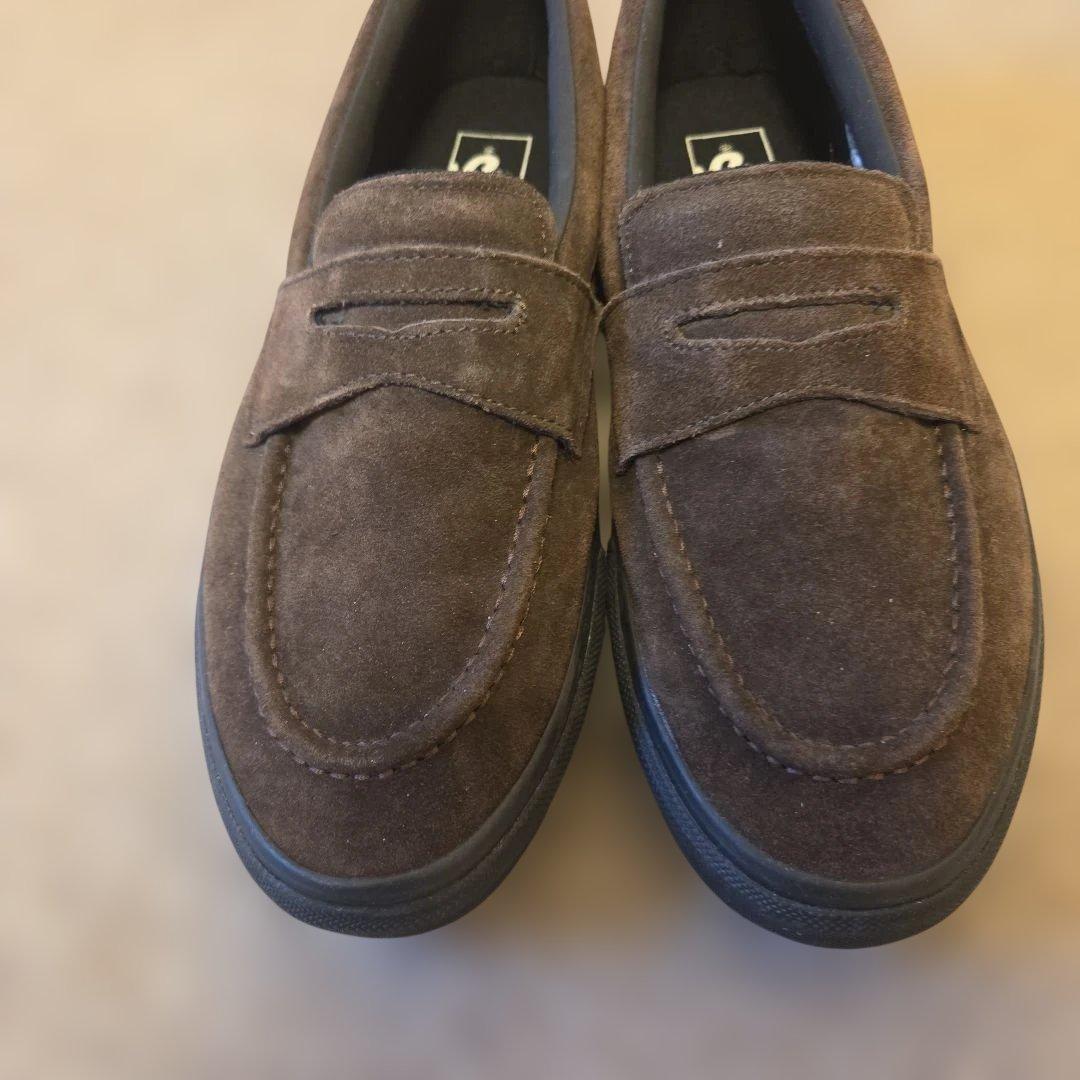 VANS ブラウン スエード ローファー スニーカー