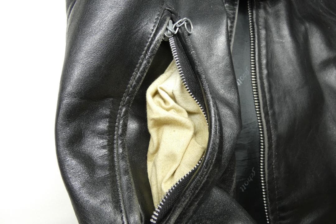 t*o様 Schott 641 シングルライダース オリジナル 擦れ下地露出 3