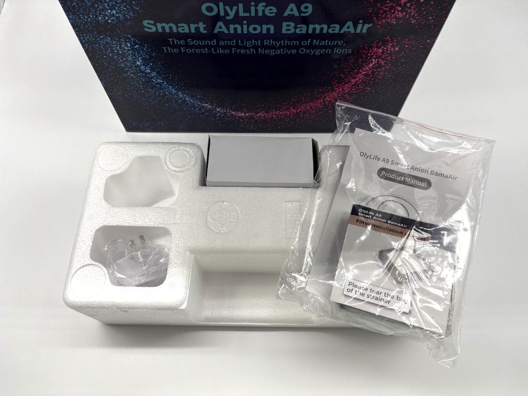 【新品】空気清浄機 『オリーライフA9 Smart Anion BamaAir』