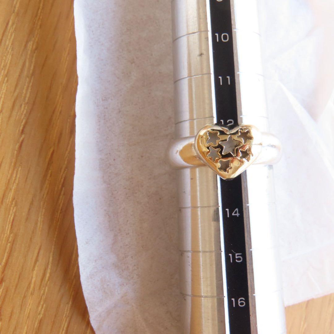 フォリフォリ　925 750 リング　13号　シルバー　k18 コンビ