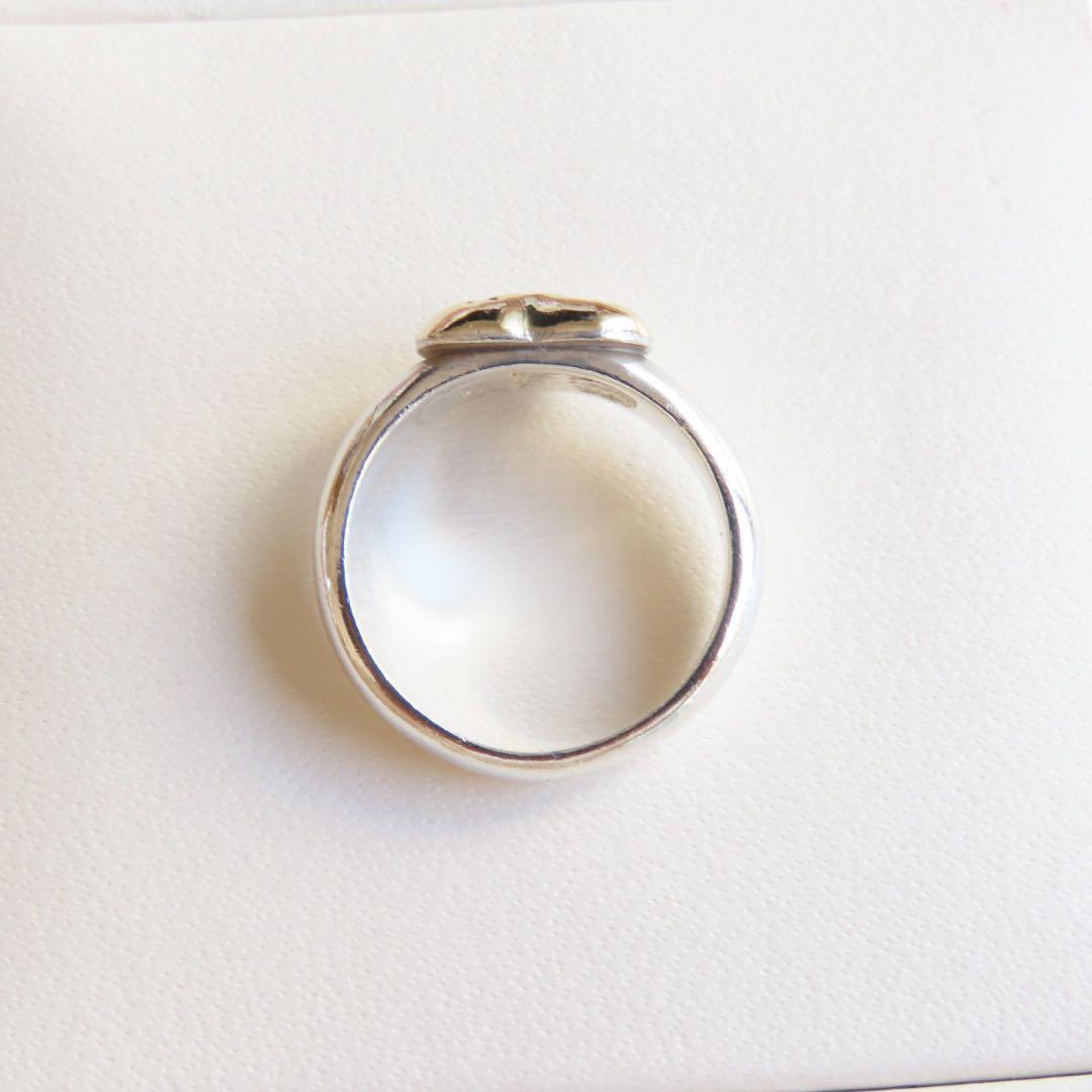 フォリフォリ　925 750 リング　13号　シルバー　k18 コンビ