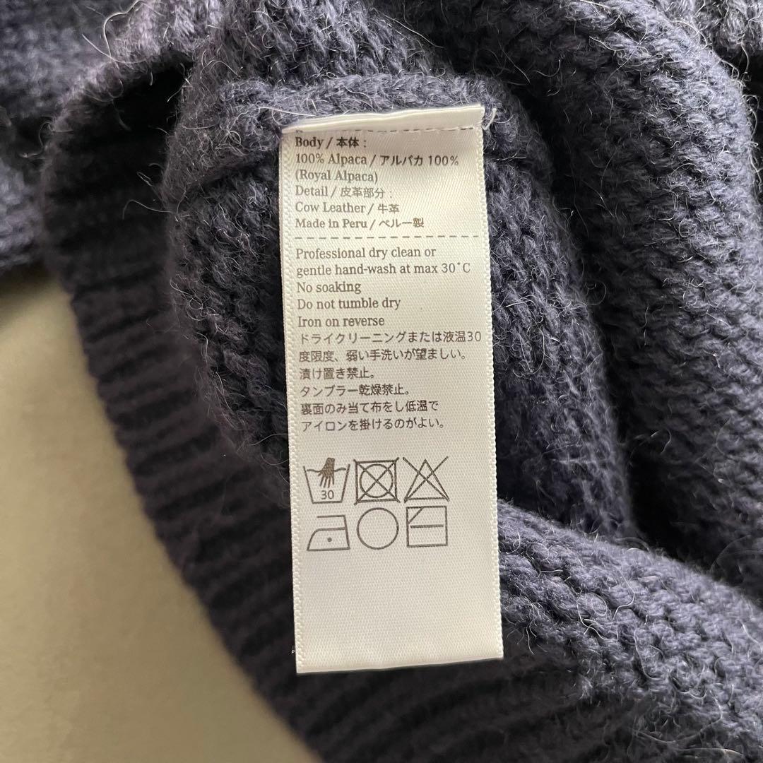 The Inoue Brothers タートルネック　ニット　L navy