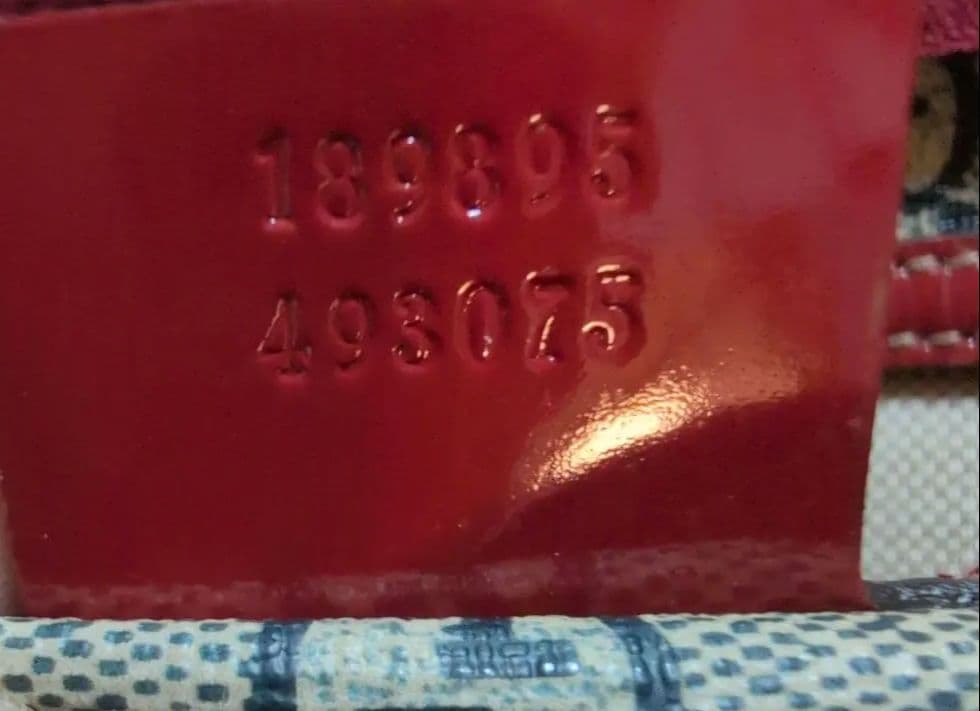 美品　グッチ　GGスプリーム　タトゥー　ボストン　バック　保存袋有　赤　紺