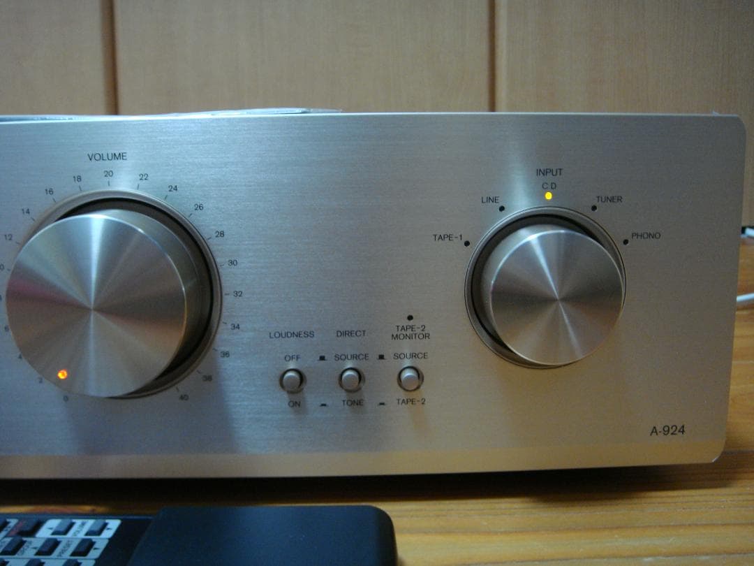 整備済 ONKYOオンキョー アンプ Integra A-924 リモコン取説付