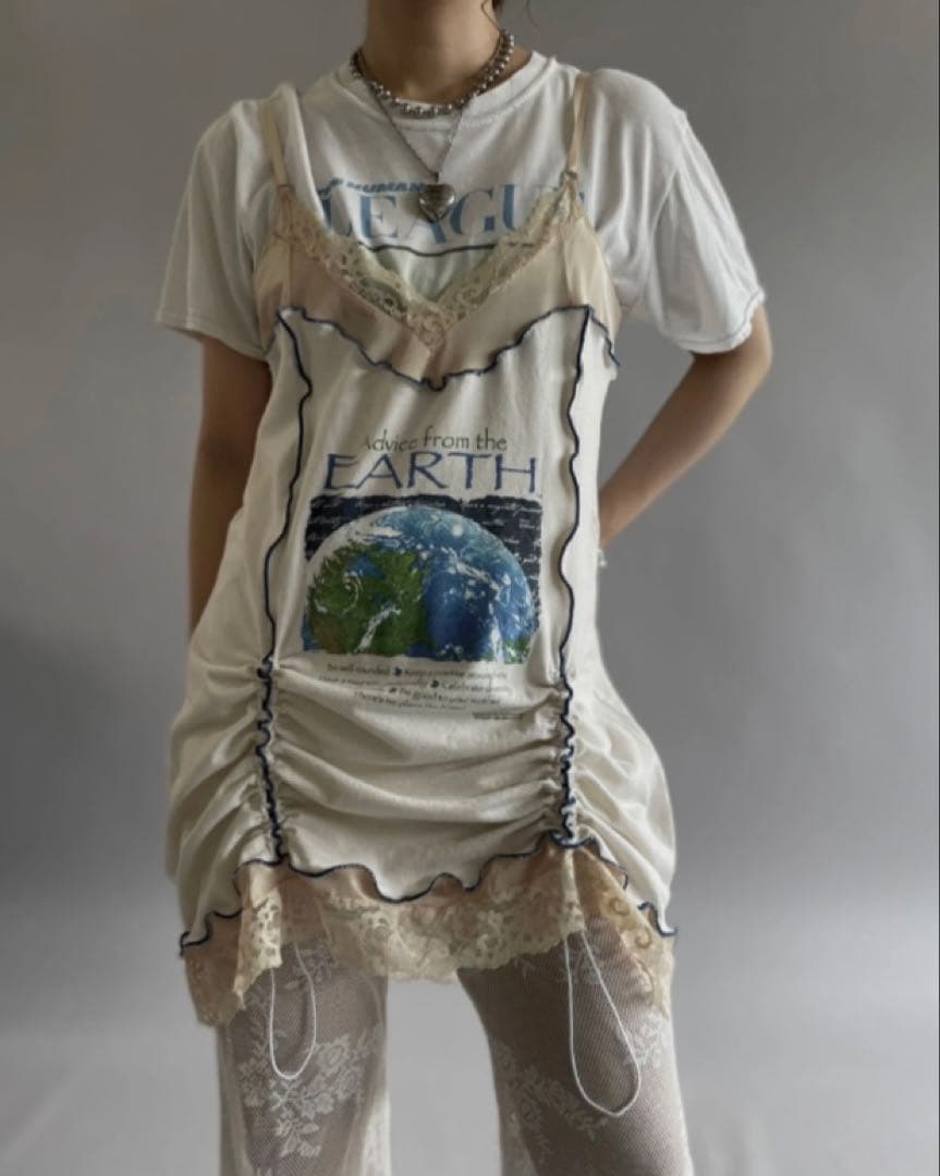 chinatsu aoyama リメイク メロウ キャミソール