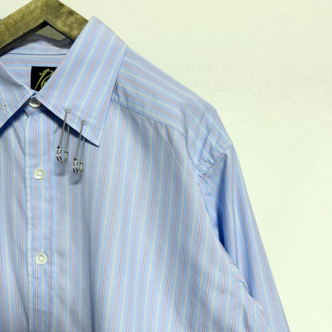 Lサイズ！Needles アスコットカラーシャツ