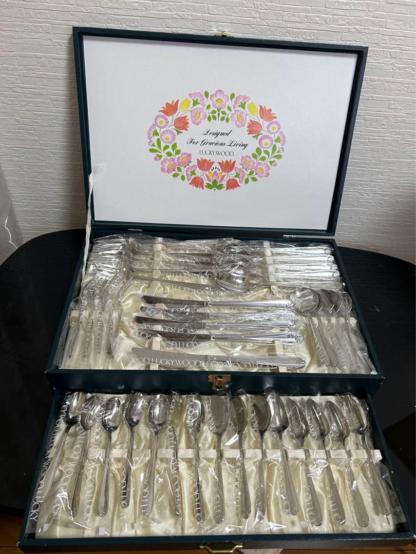 ラッキーウッド　カトラリーセット　マリエッタ　ディナーセット〈40本セット〉