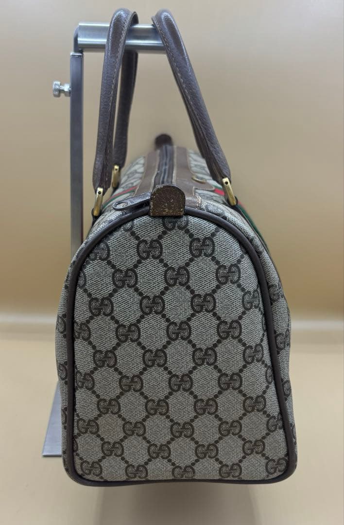 GUCCI オールドグッチ GG柄 シェリーライン ミニボストン